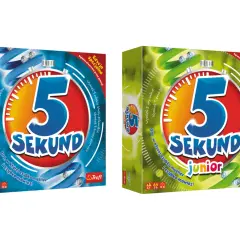 Dwie wersje gry "5 Sekund": klasyczna i Junior. Gra, w której szybko myślisz i szybko mówisz!
