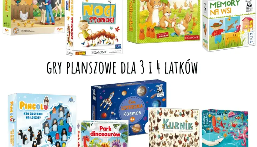 Najlepsze gry planszowe dla 4-latka: Rozwój i radość w 10-20 min