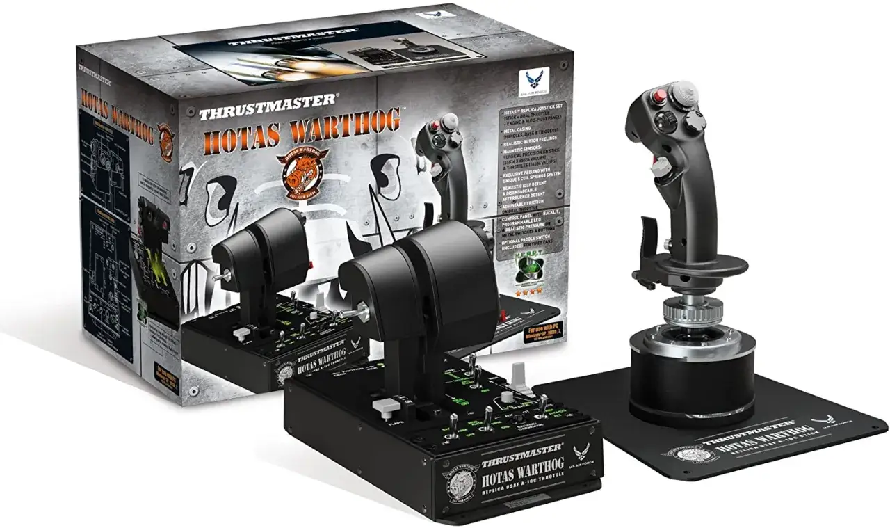 Rodzaje joysticków do PC (klasyczny, HOTAS, wolant)